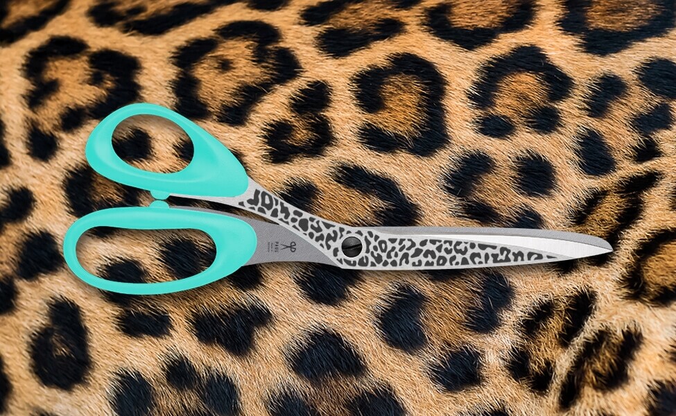 Office scissors premium left-handed "on safari"
