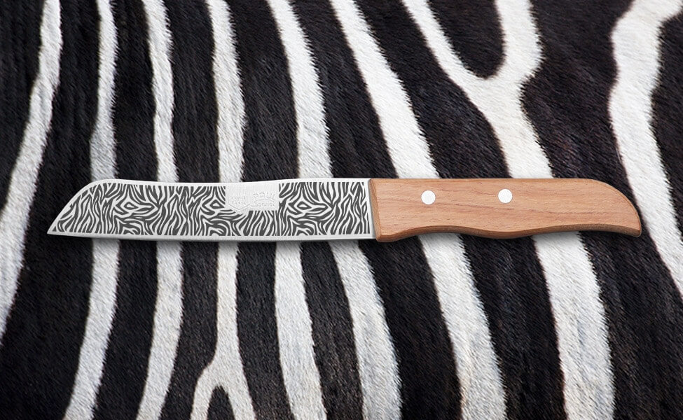 Küchenmesser „PAUL Spezial“ mit Zebra-Muster