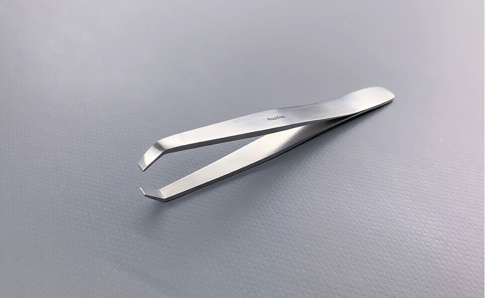 Tweezers curved "Stainless"